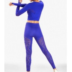 Fabletics Set Women’s Size XS High Waisted Sculptknit Logo 7/8 Sarah SculptKnit